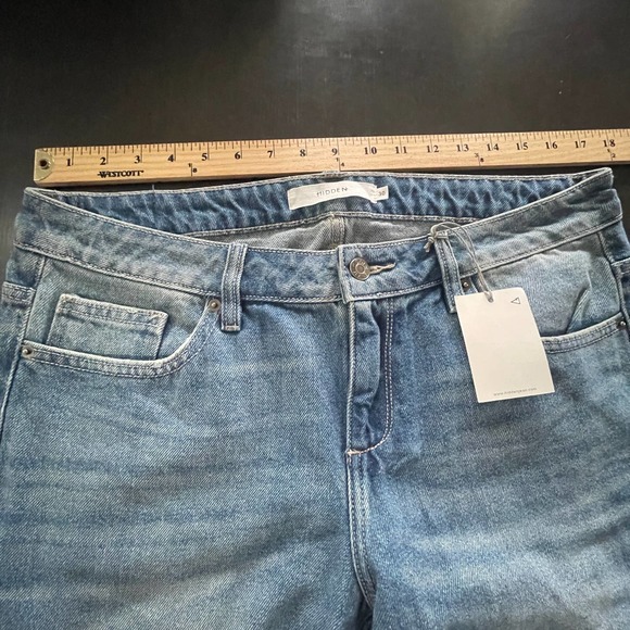 Hidden Jeans Womens Size 30 Bailey Slim Boyfriend Blue NEW - Picture 10 of 11